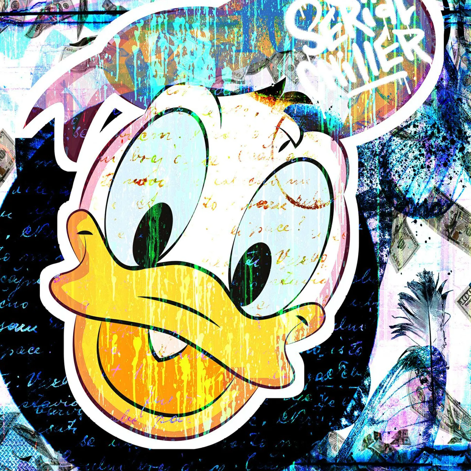 Acrylglasbild Graffiti