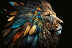 Acrylglasbild INDIAN KING