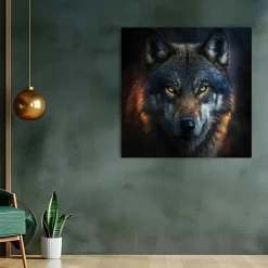 Acrylglasbild MYSTERIOUS WOLF