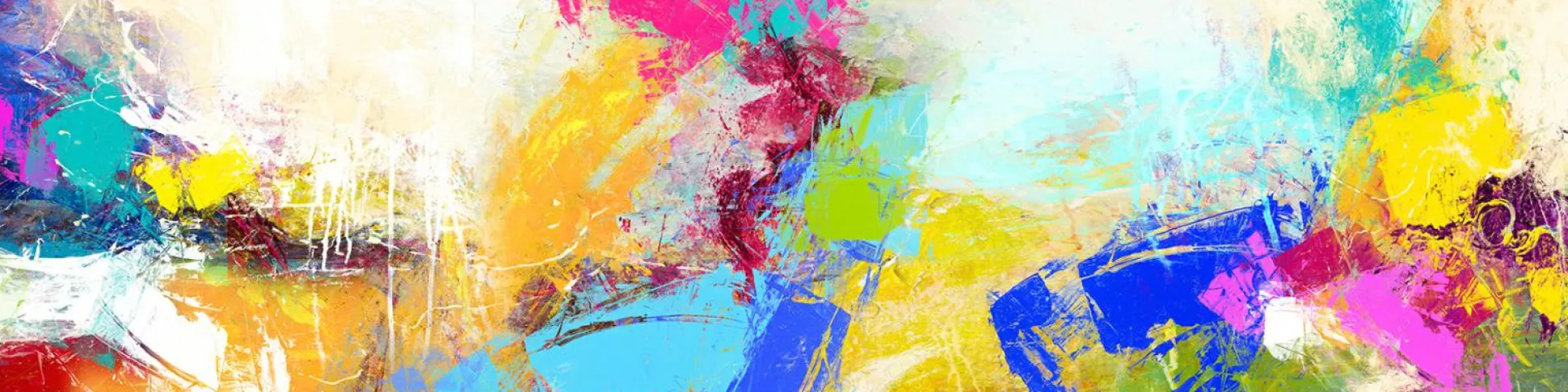 Aludibondbild COLORFUL WAY IV