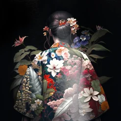 Aludibondbild GEISHA V