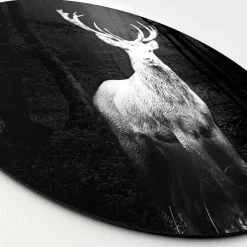 Aludibondbild GREY DEER HEAD I