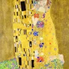 Aludibondbild KLIMT DER KUSS