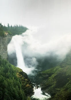 Aludibondbild MISTY WATERFALL