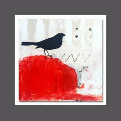 Aludibondbild RED CHAIR