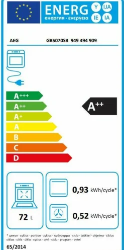 Backofen AEG GB5070SB