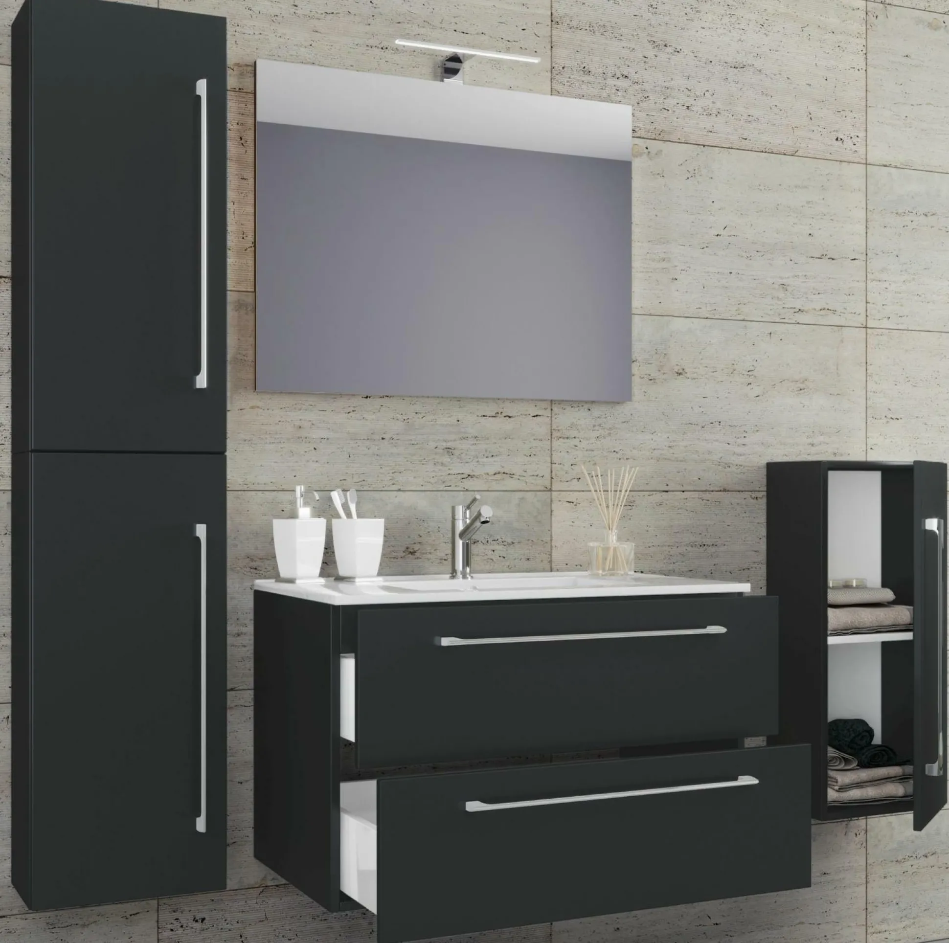 Badezimmerset 5-tlg. Badinos