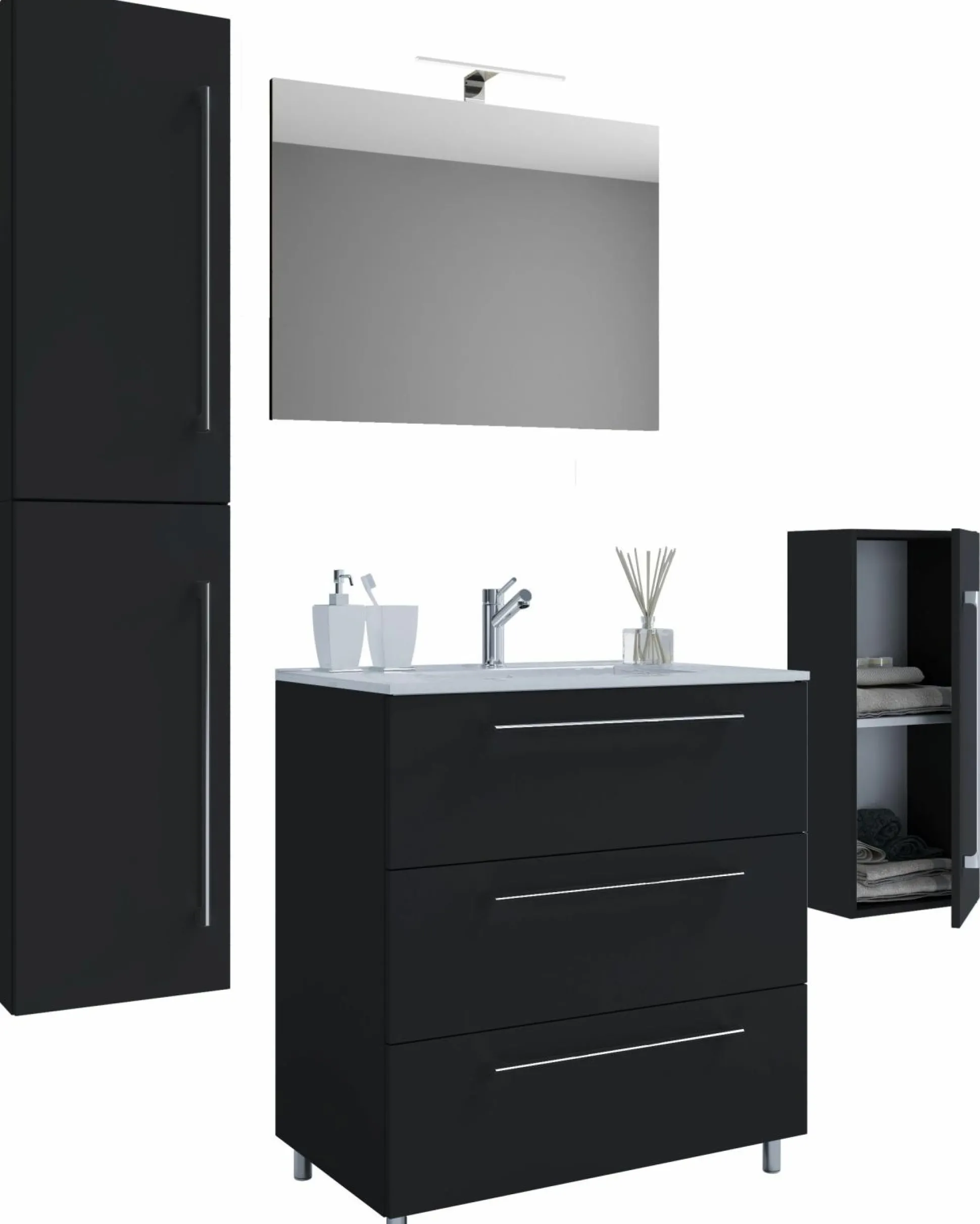 Badezimmerset 5-tlg. Schubo