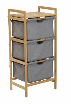 Badregal mit 3 Schubladen