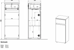 Badunterschrank vito MAYOR