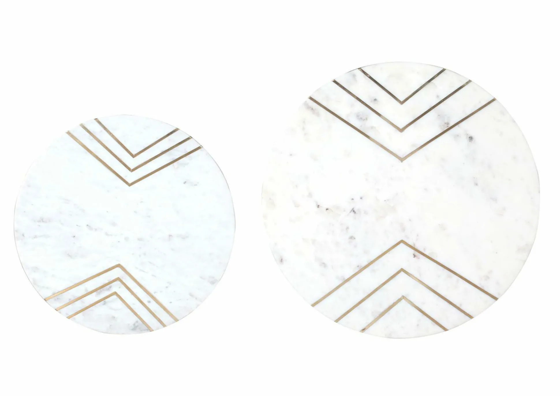 Beistelltischset 1-2 MARMORO