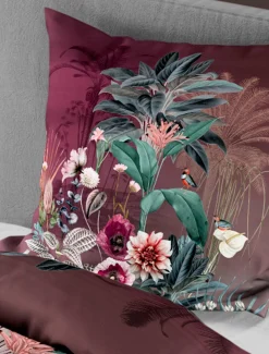 Bettwäsche Mako-Satin rubin