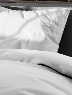 Bettwäsche Mako-Satin silber