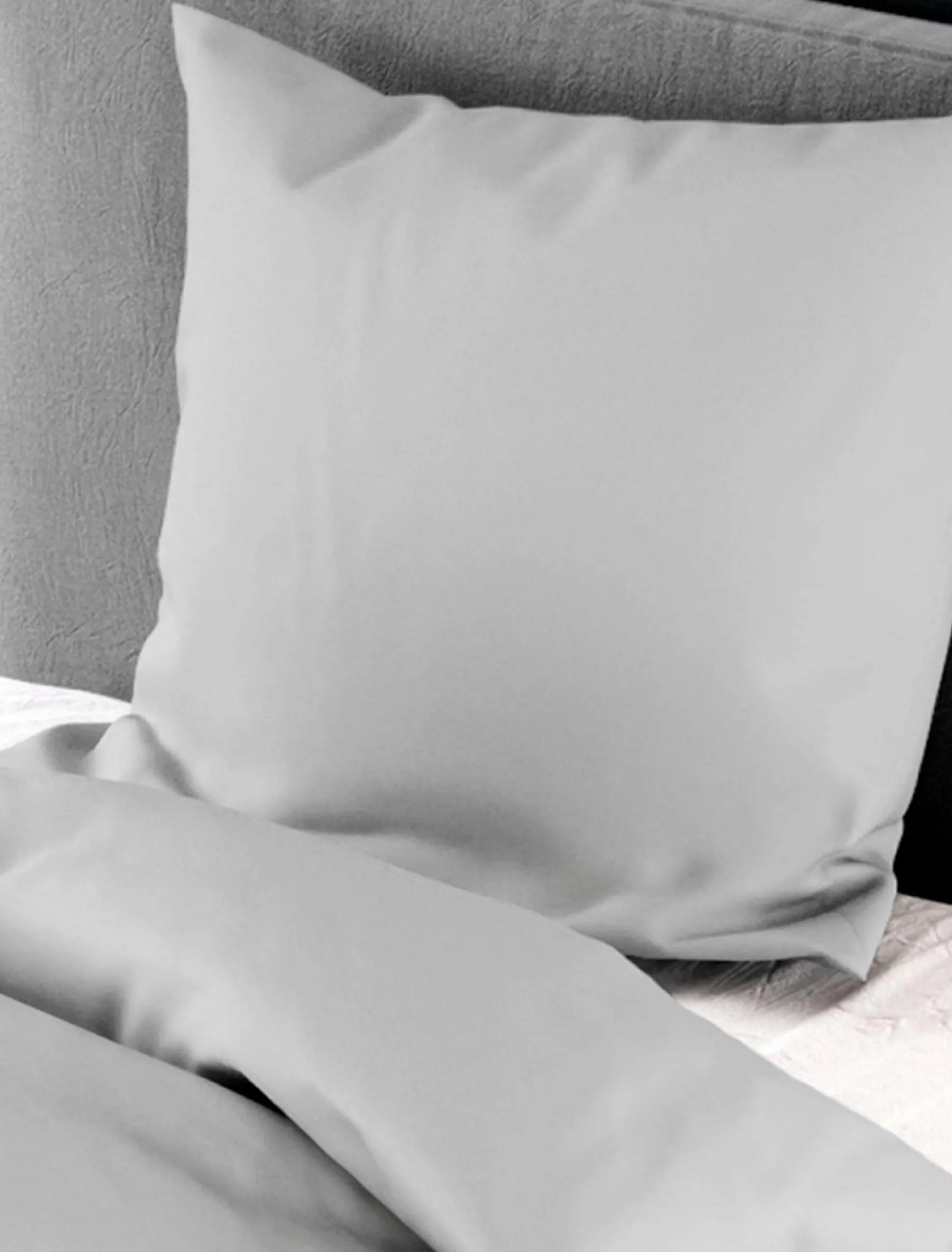 Bettwäsche Mako-Satin silber