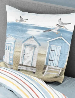 Bettwäsche Seersucker blau