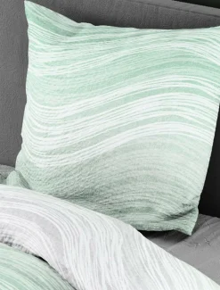 Bettwäsche Seersucker grün