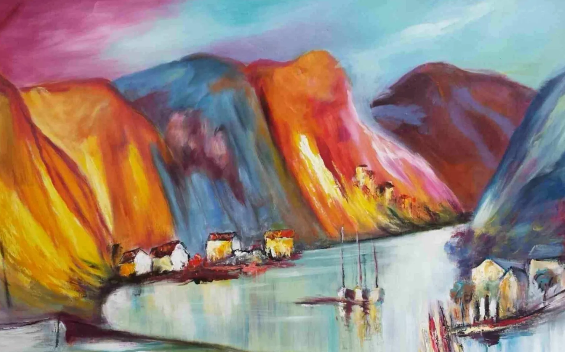 Bild ABSTRAKTE LANDSCHAFT