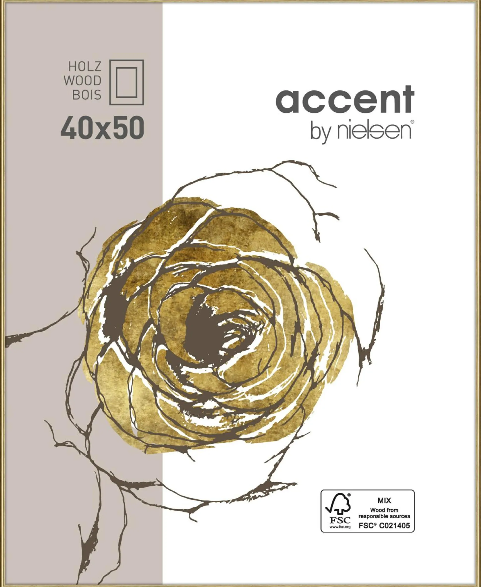 Bilderrahmen gold ASCOT