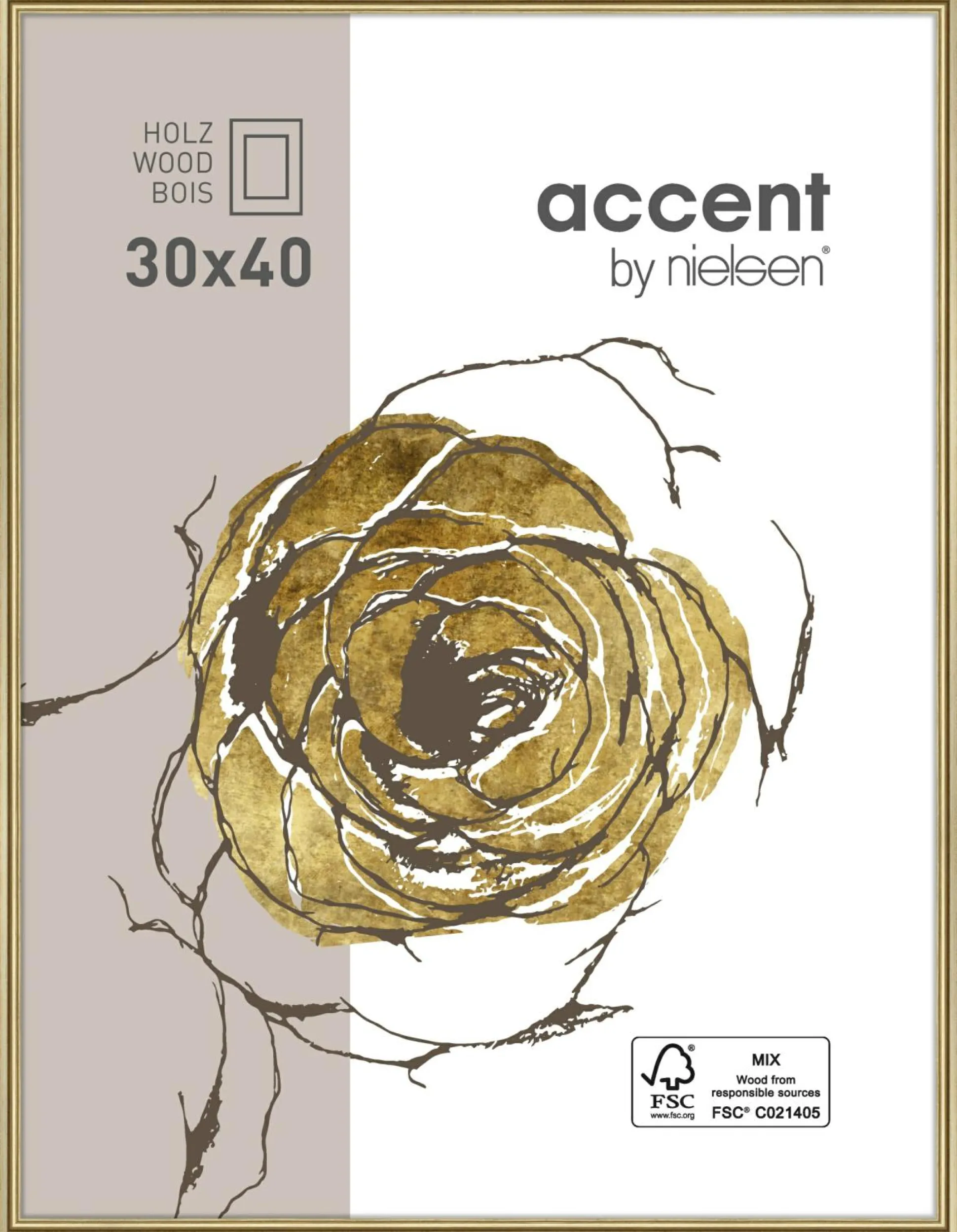 Bilderrahmen gold ASCOT