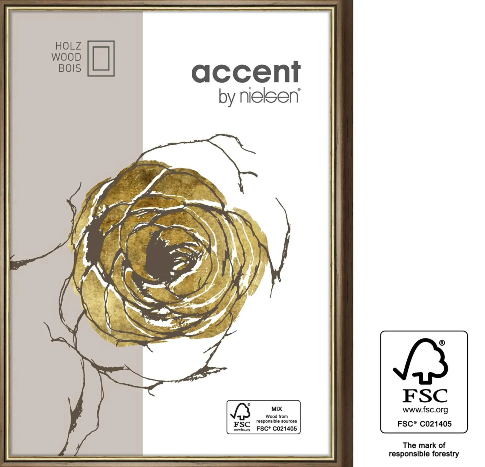 Bilderrahmen gold ASCOT