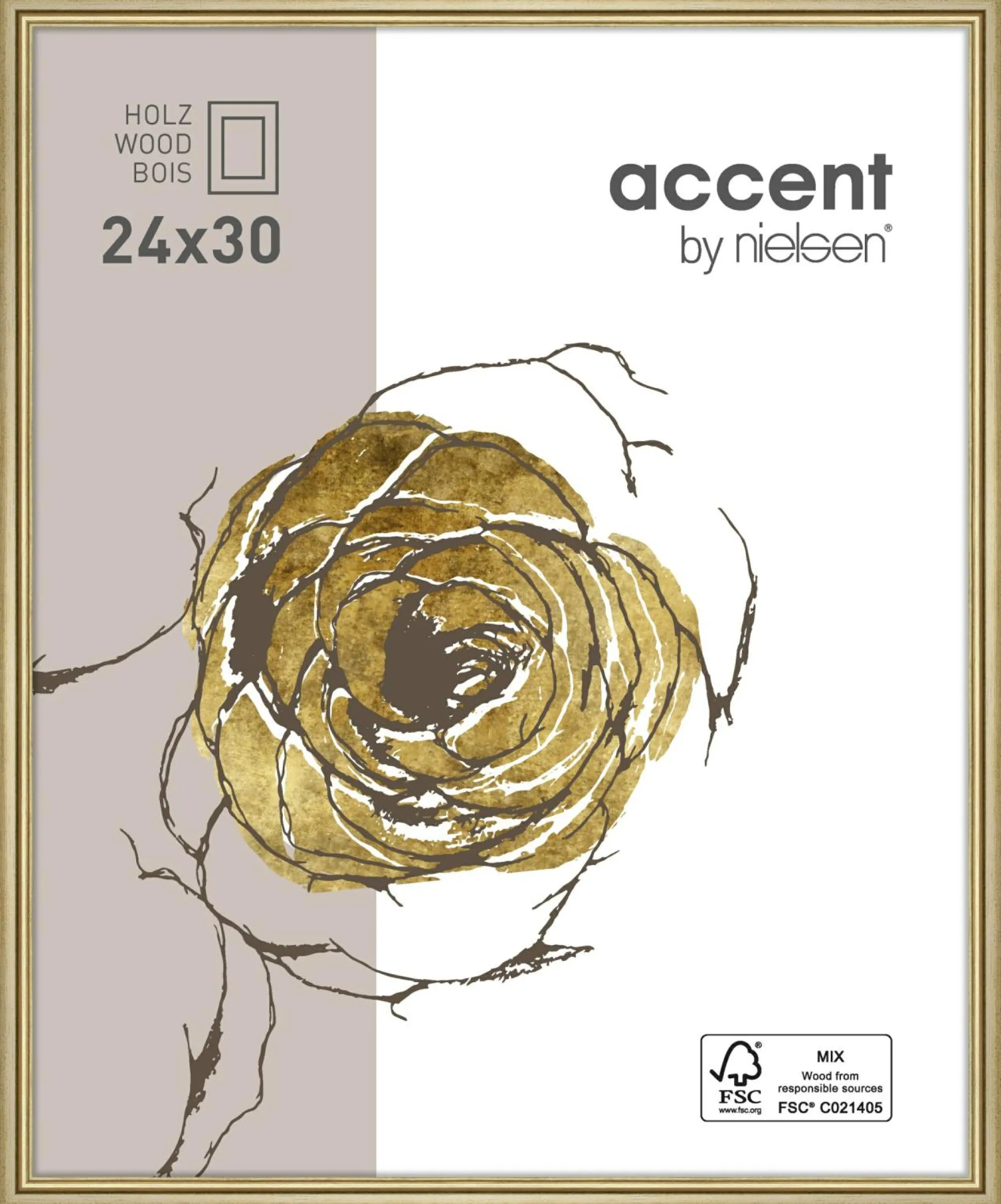 Bilderrahmen gold ASCOT