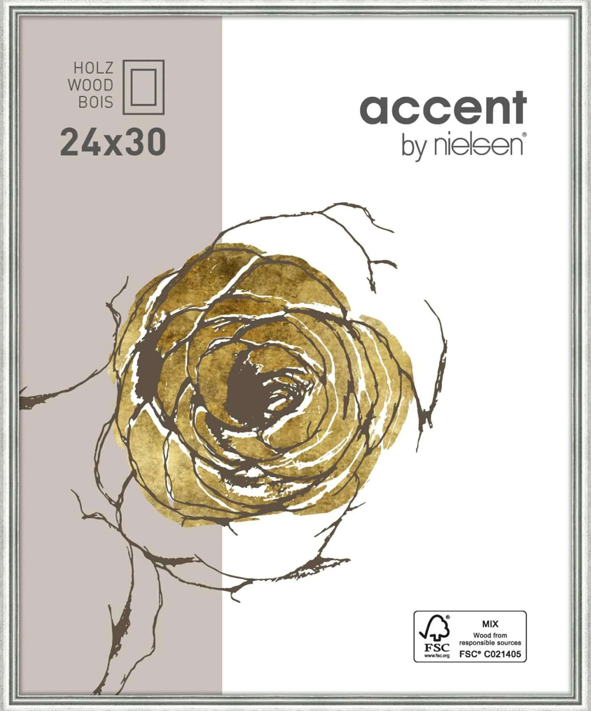 Bilderrahmen silber ASCOT