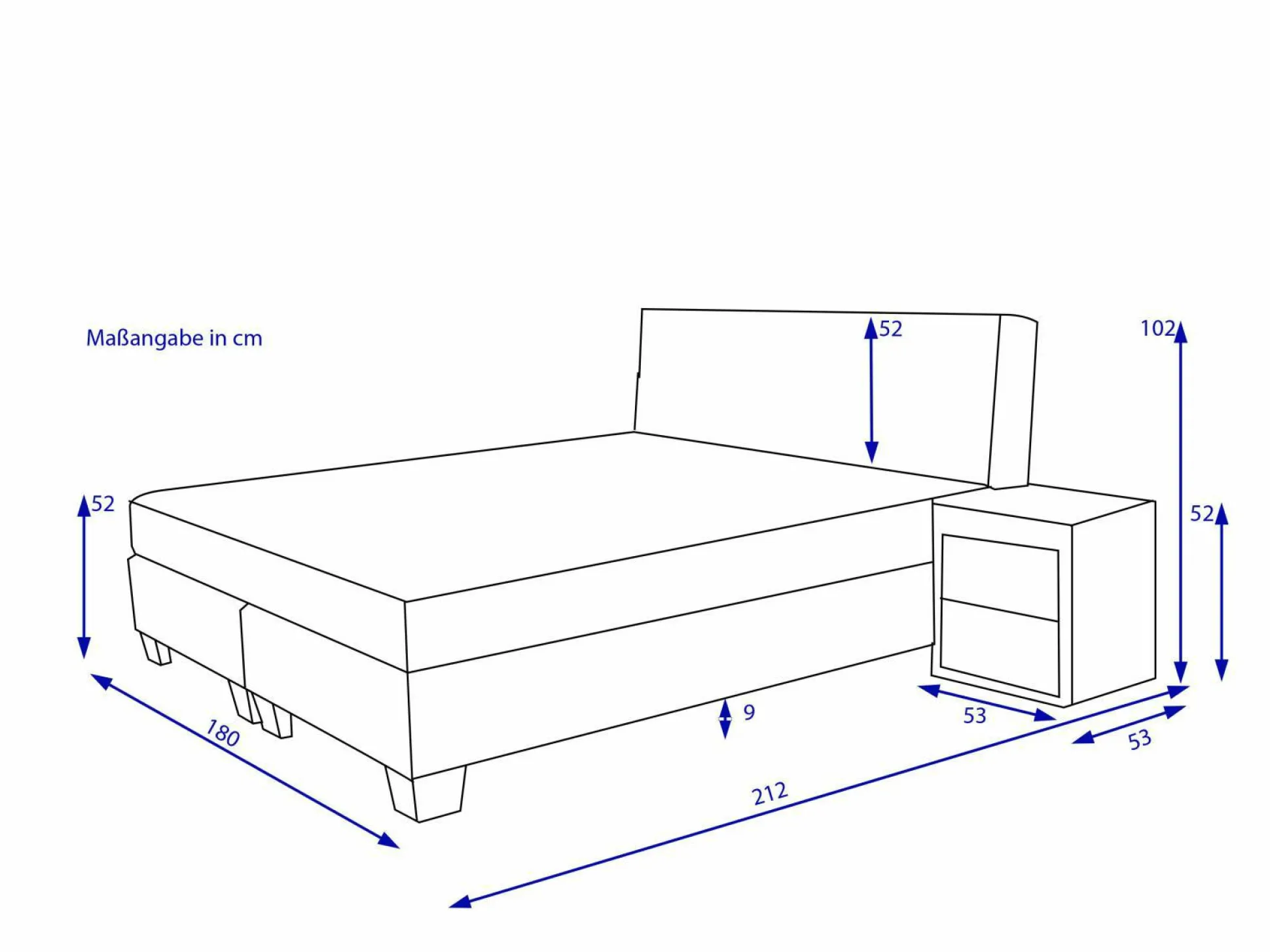 Boxspringbett SANSIBAR BILLUND