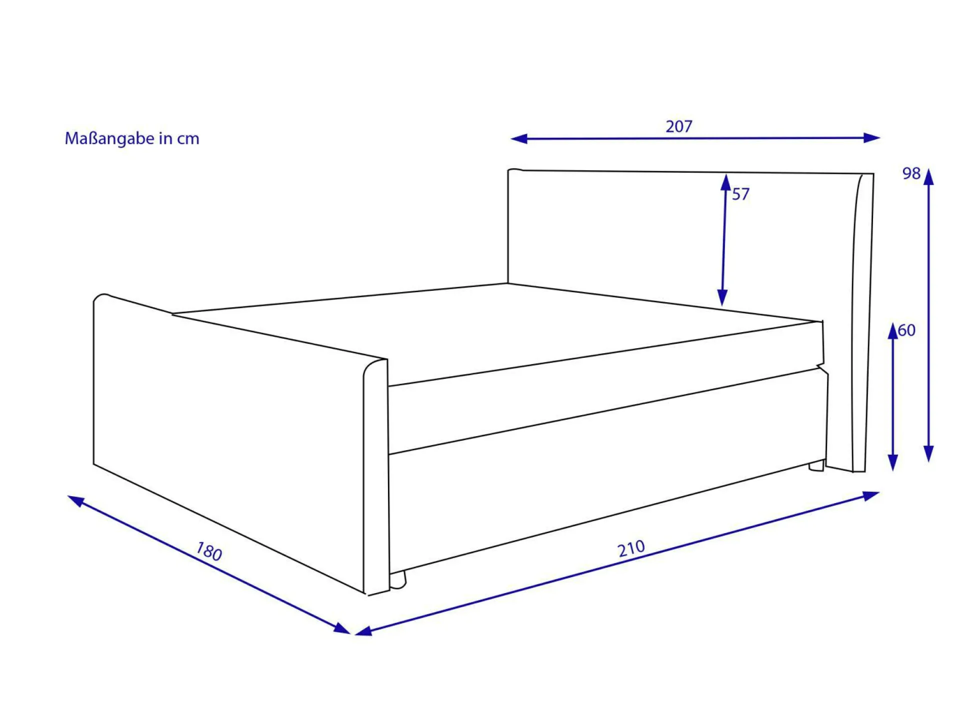 Boxspringbett SANSIBAR VILSTED