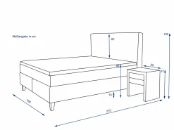 Boxspringbett vito ASETTO