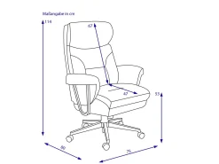 Chefsessel TIAGO XXL