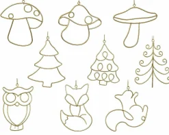 Christbaumschmuck Hänger WALDTIERE