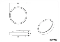 Deckenleuchte CLARIMO