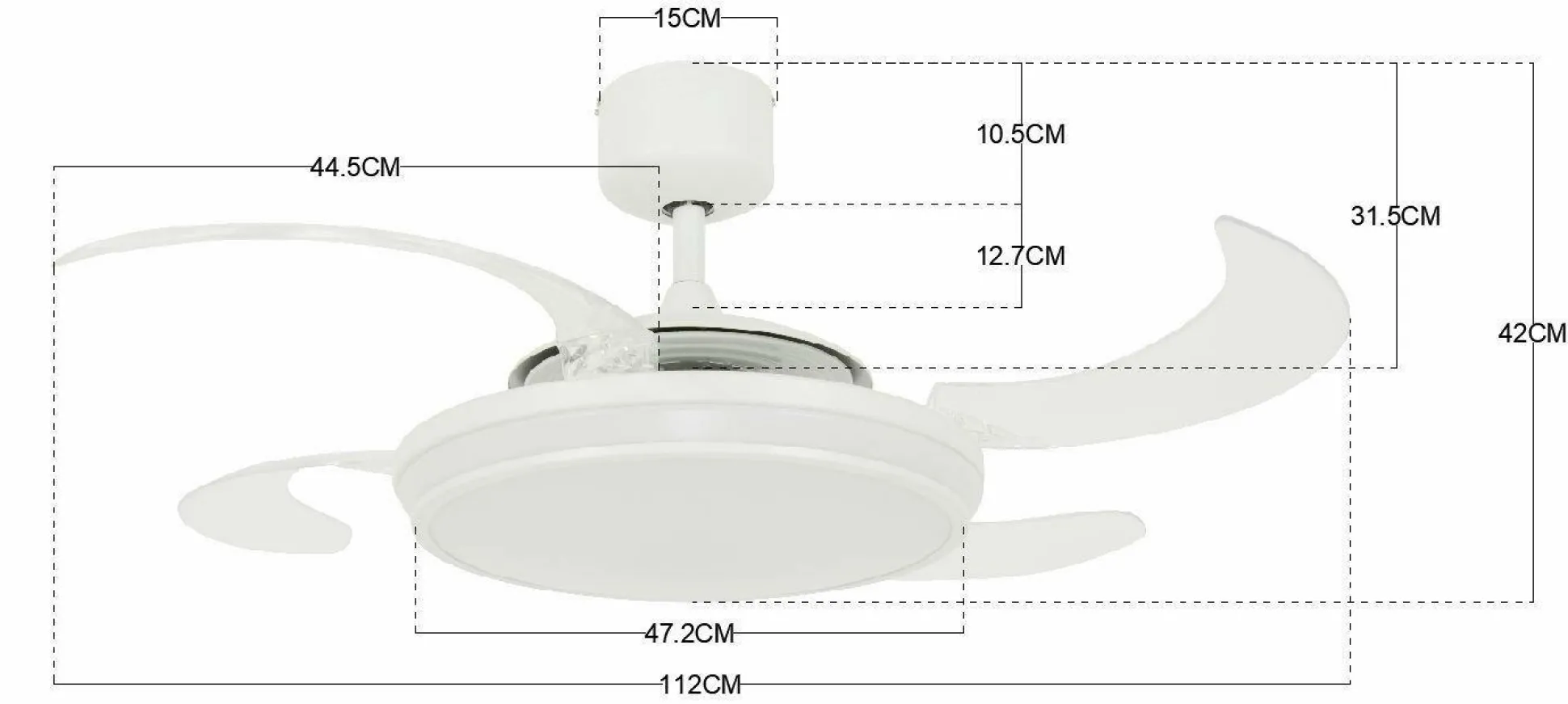 Deckenventilator EVO 1 LED