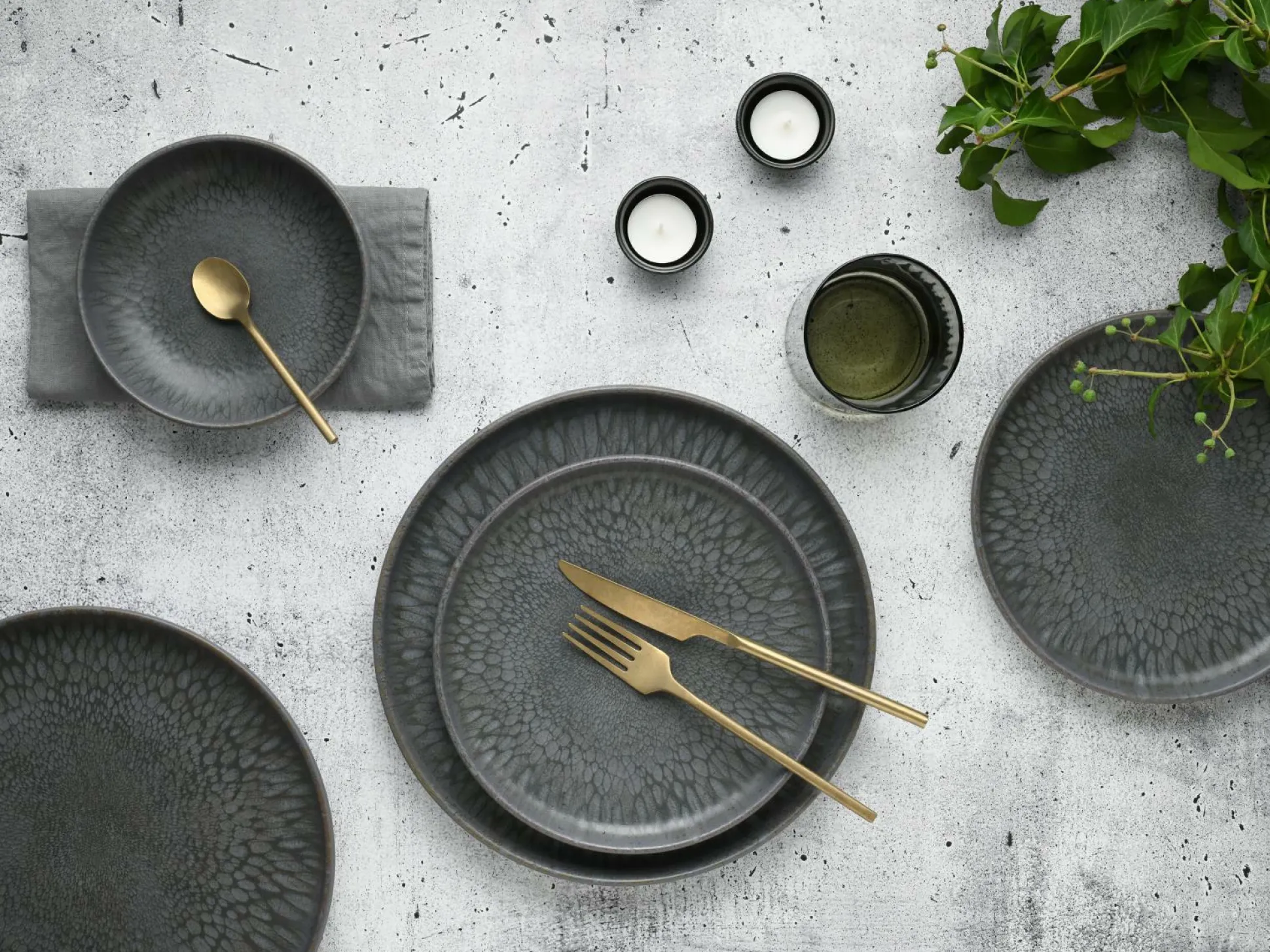 Dessertteller VOLCANO DARK