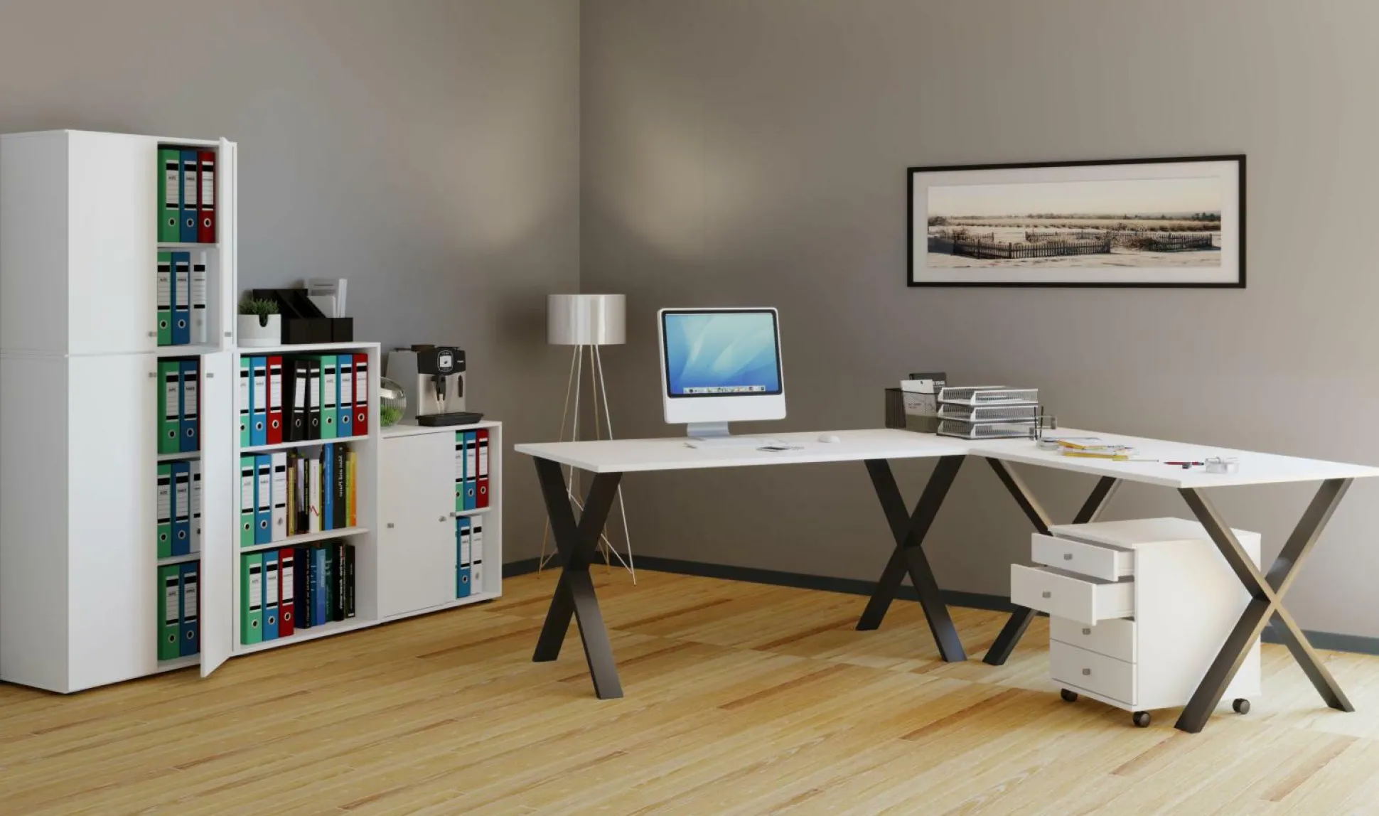 Eck-Schreibtisch LONA