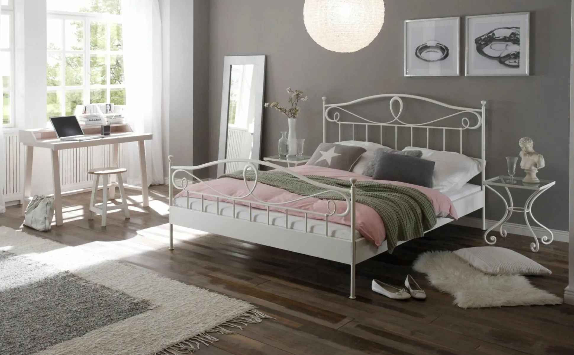 Eisenbett HASENA Romantic