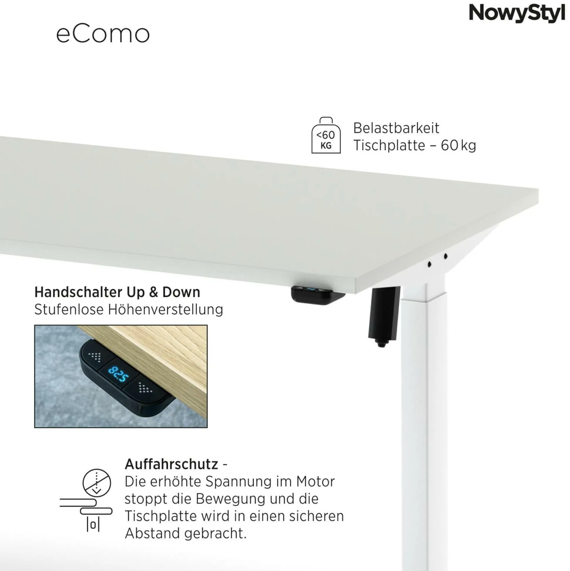 Elektroschreibtisch eCOMO