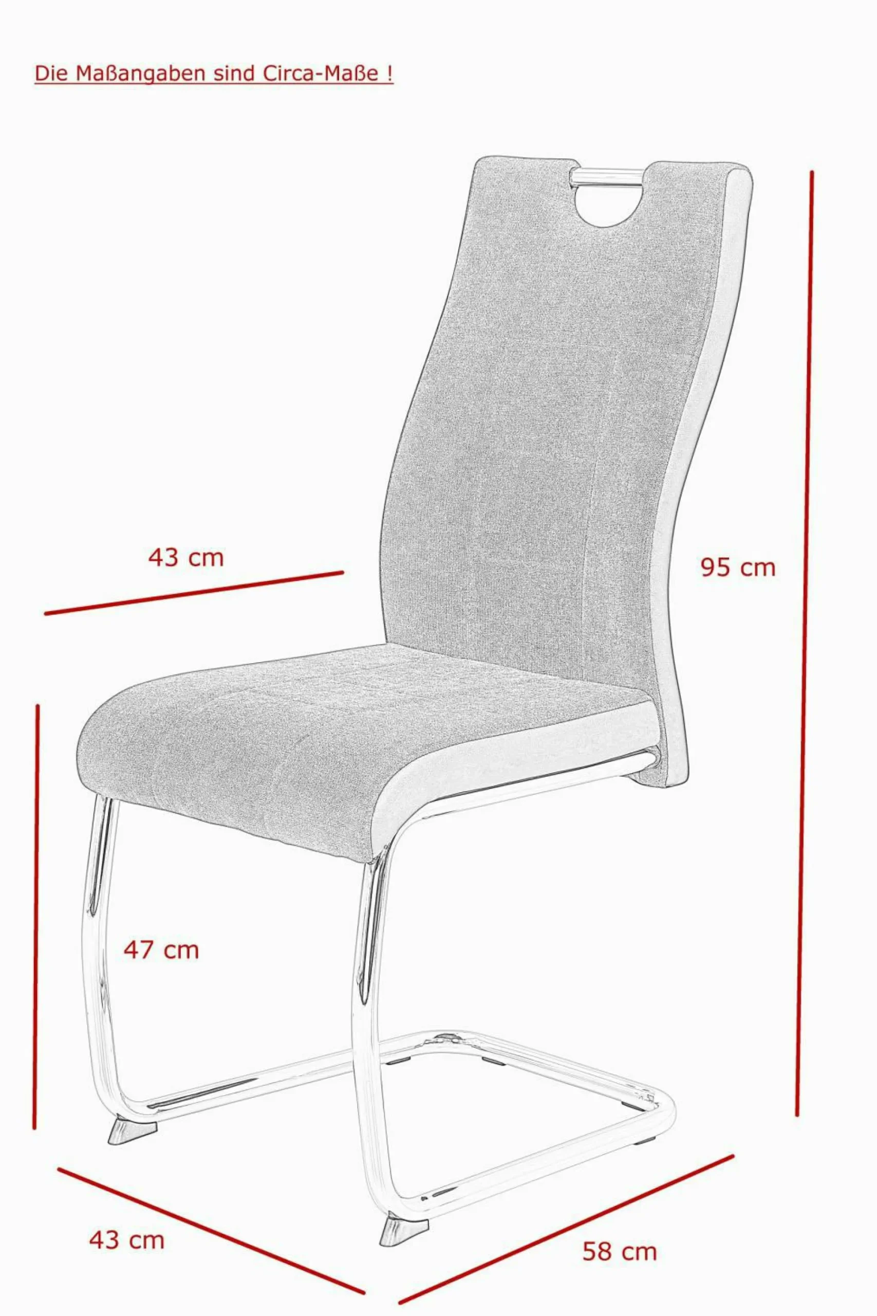 Freischwinger ALINA S 2er Set