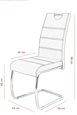 Freischwinger FLORA II 2er Set