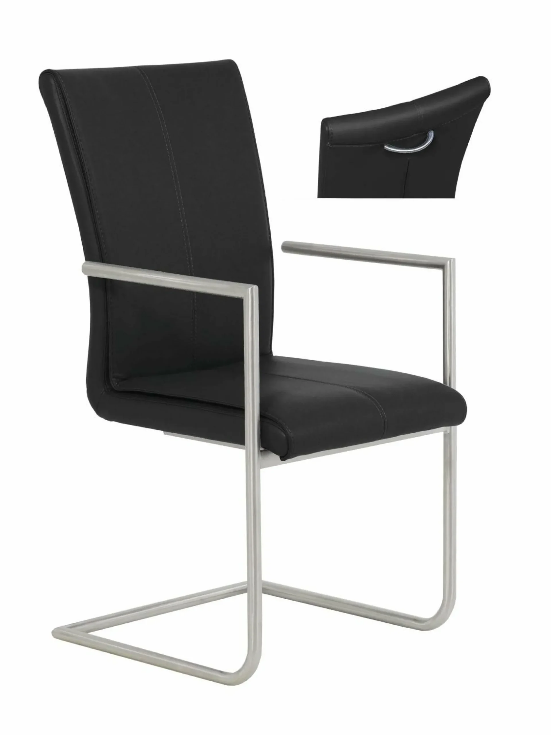 Freischwinger mit Armlehnen