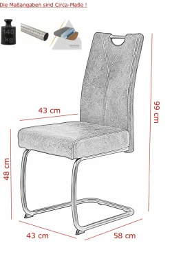 Freischwinger SOPHIA S 4er Set