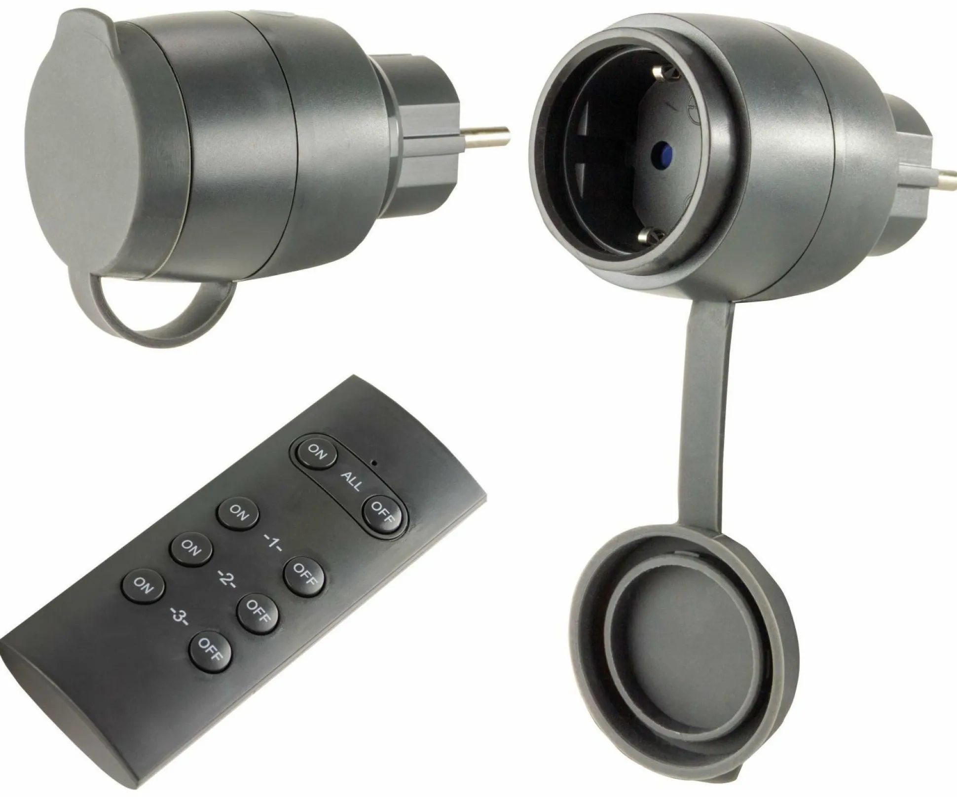 Funk-Steckdosen-Set 2+1