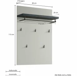 Garderobenpaneel HARPER NARDO