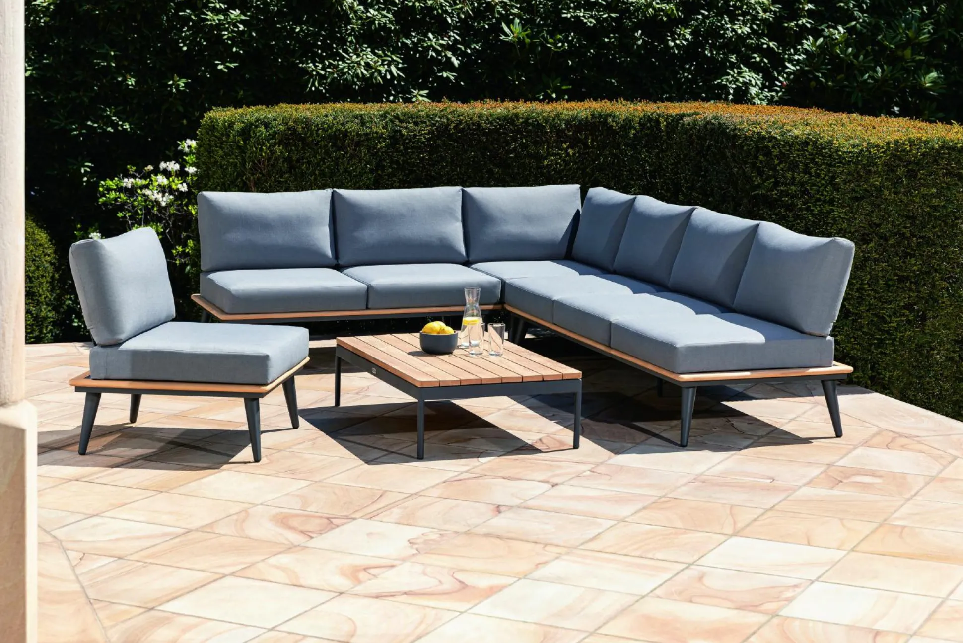 Gartensofa 3-Sitzer Serra
