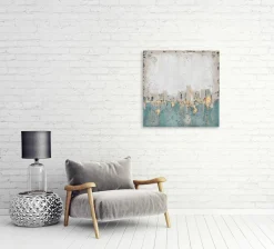 Gemälde ABSTRAKTE SKYLINE