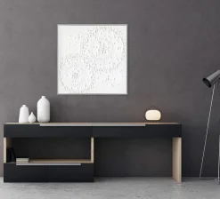 Gemälde BLUMEN IN WEIß