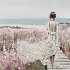 Gemälde DIE SCHÖNE AM STRAND