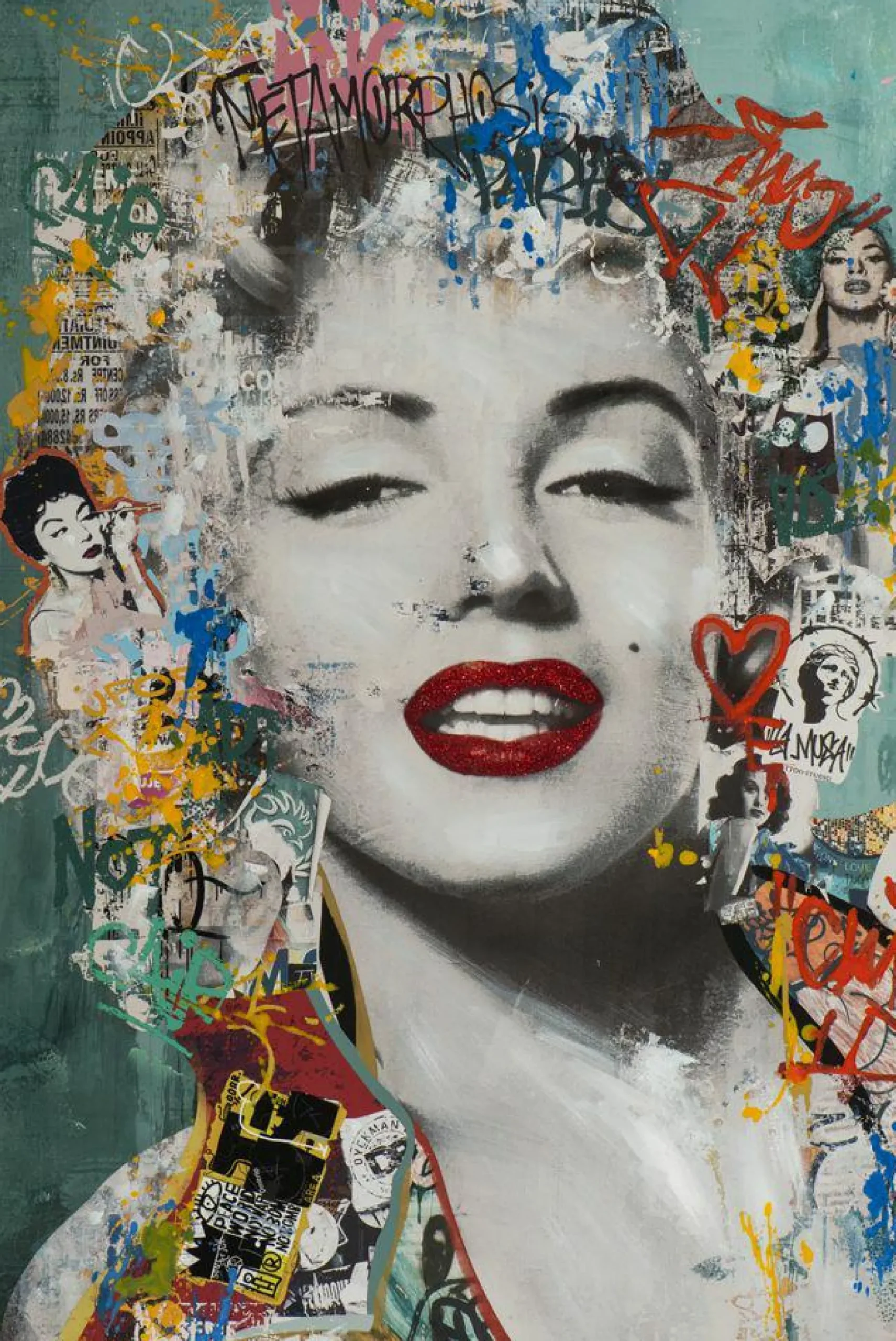 Gemälde FILMSTAR 50-er JAHRE