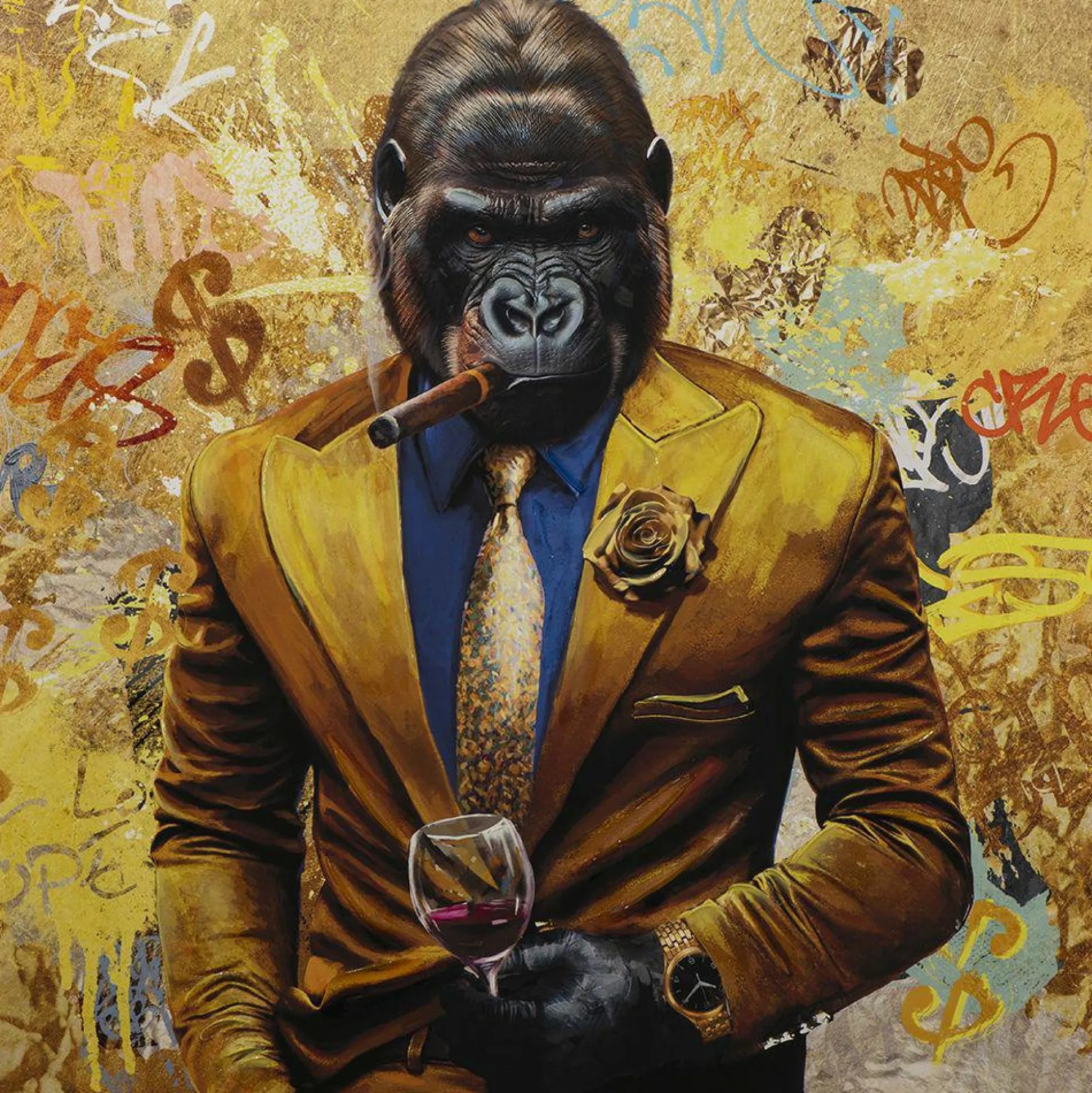 Gemälde GENTLEMAN STYLE