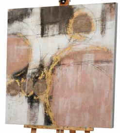 Gemälde KREISE IN TERRACOTTA